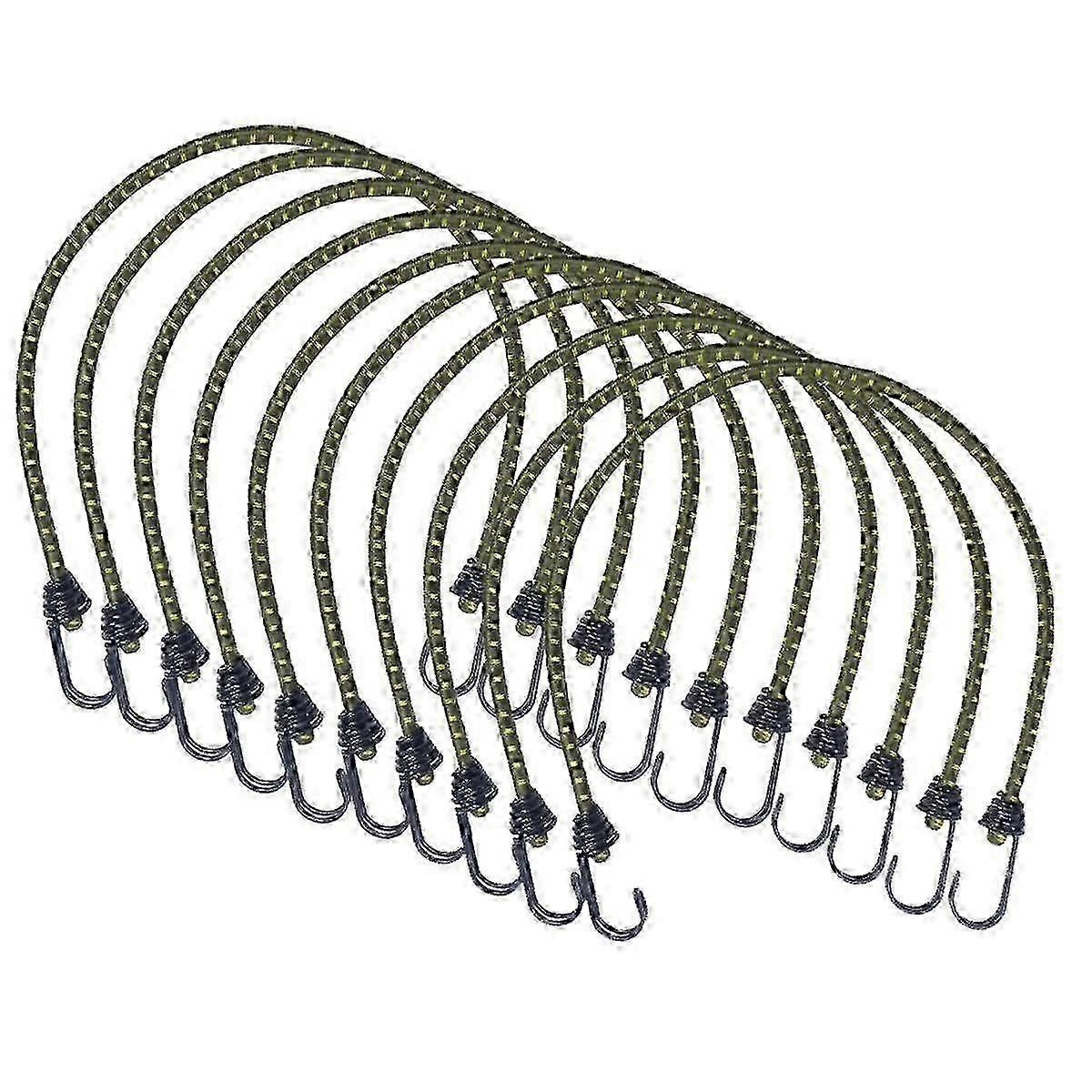 High Elasticity Bungee Cord with Hooks for Outdoor Tent Assembly and Camping Luggage Tools