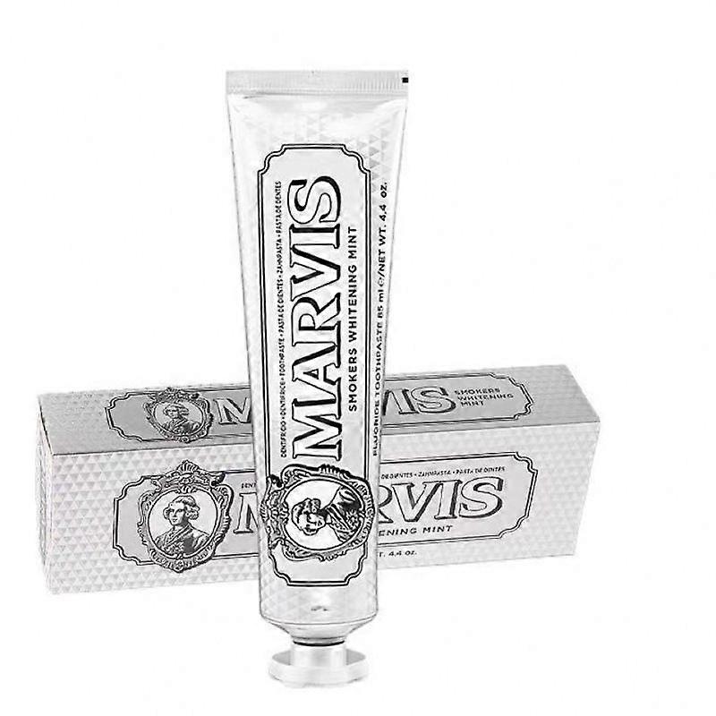 Mint Toothpaste 85ml White Mint Flavor Toothpaste Internet celebrity original box 6 pieces a plastic seal now grid silver