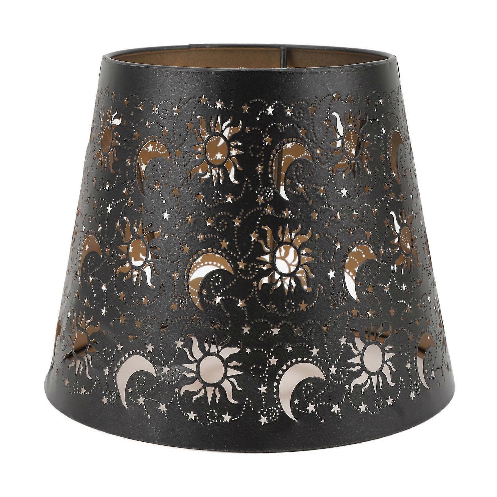 Shadow Metal Lamp Shade E27 E26 Clip On Lamp Shade Table Hollow Out Iron Lampshade for Table Lamp