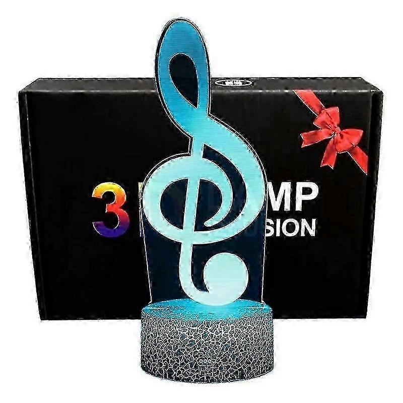 Note Shape Led Night Light Home&room Lamp