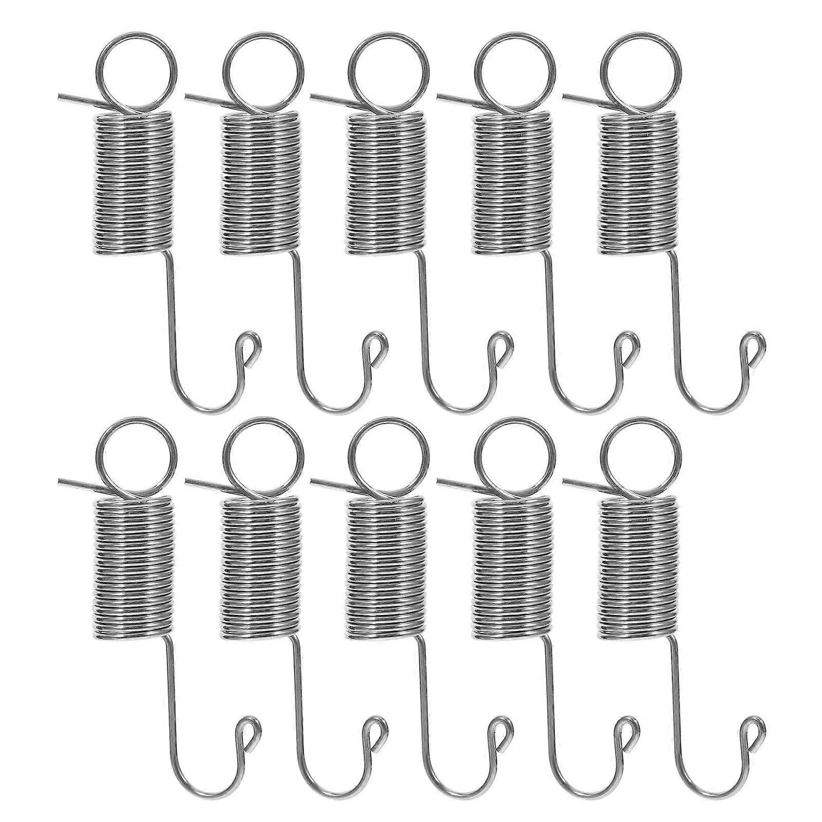 Galvanized Stainless Steel Spring Hook Iron Frame for Display Stands 10Pcs