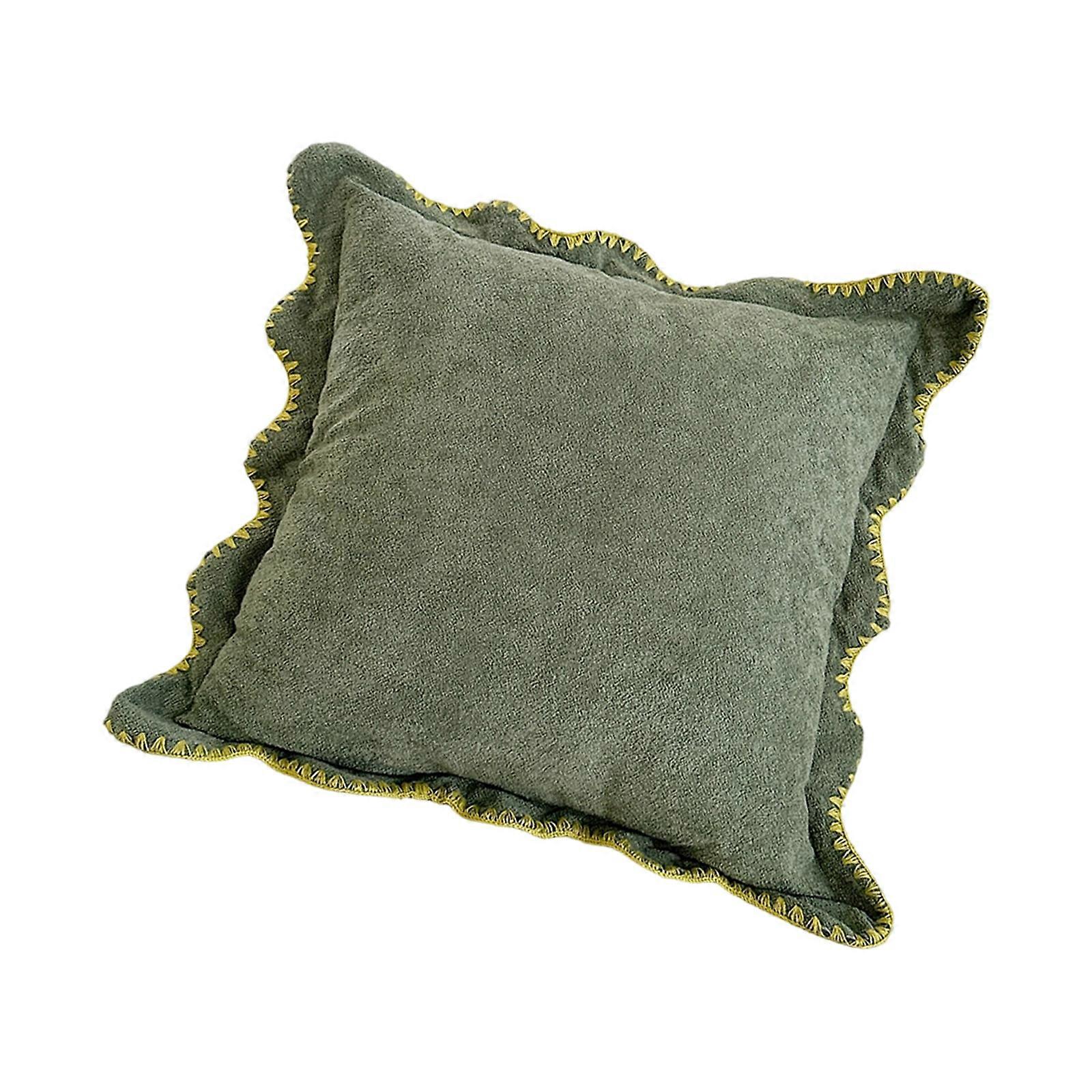 Cloud Plush Decorative Pillowcase With Elegant Designs Washable for Sofa Bed Cushion Multicolor