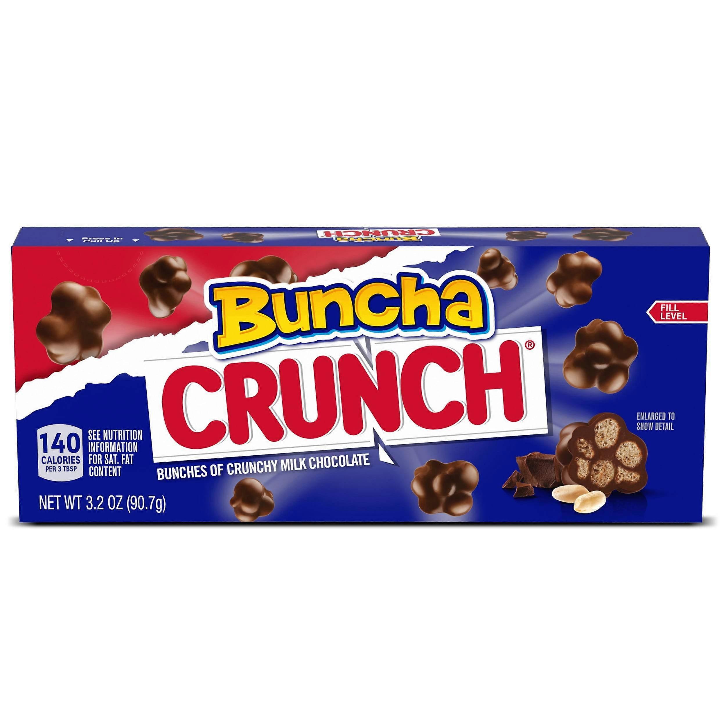 حلوى شوكولاتة الحليب الحقيقية 100٪ من Buncha Crunch ، 3.2 أونصة