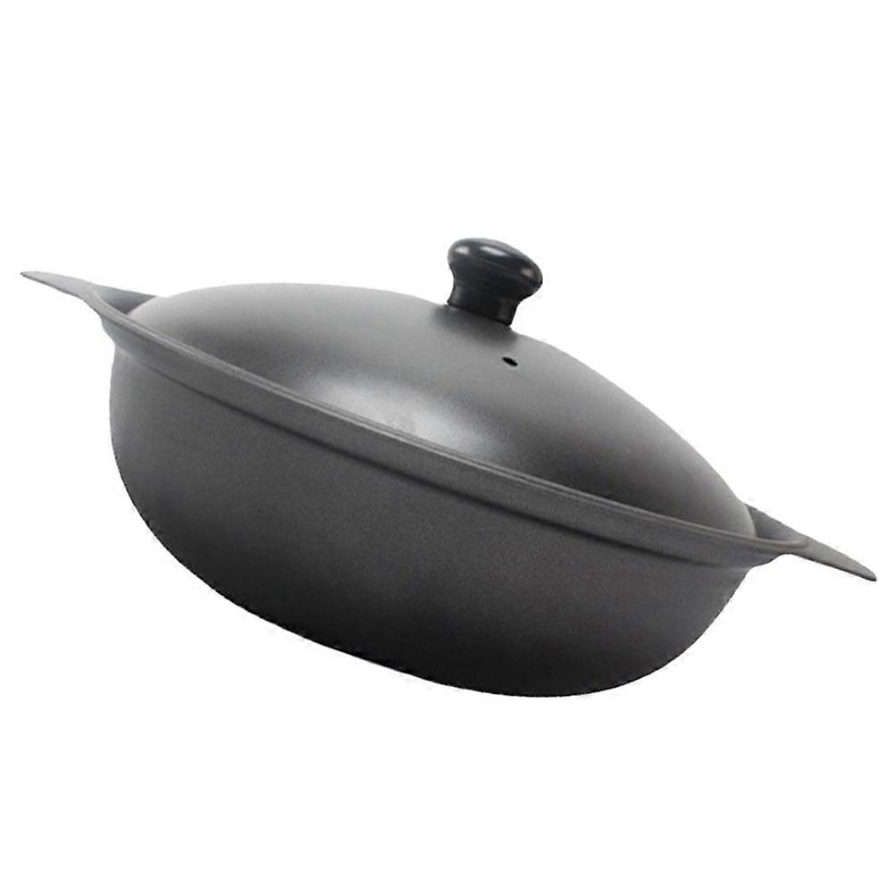 Casserole Kitchen Use Pot Stew Iron Griddle Dedicated Roasting Pan with Lid Hot