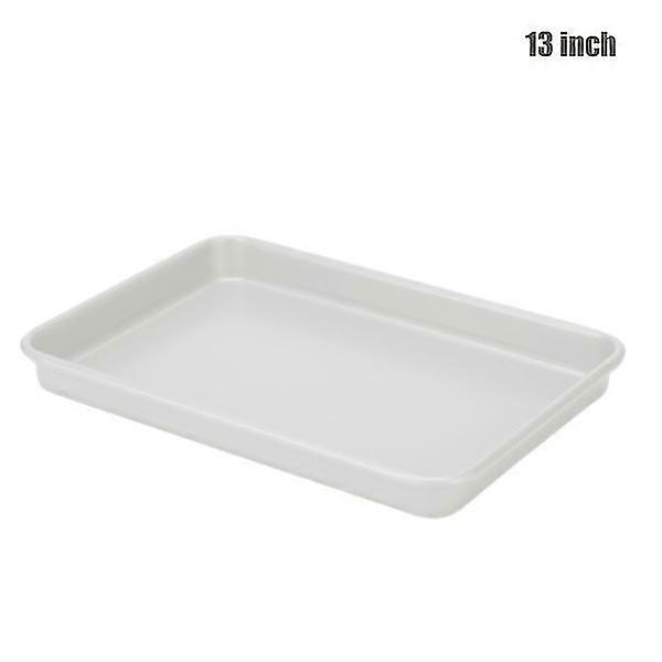 Rectangular baking sheet Multifunctional non-stick DIY cake mold for biscuits. Practical baking tools for kitchen White 13 In