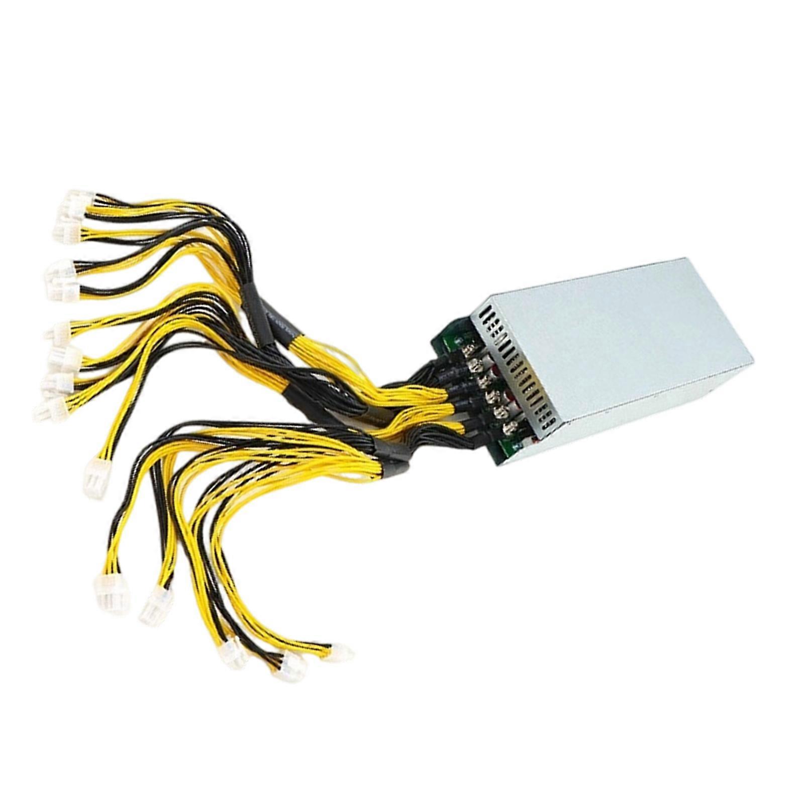 Grafikkarte 180-264V 3600W Mining-Netzteil Mining-Netzteil PC Desktop-Computer Mining Energiesparzubehör Mehrfarbig