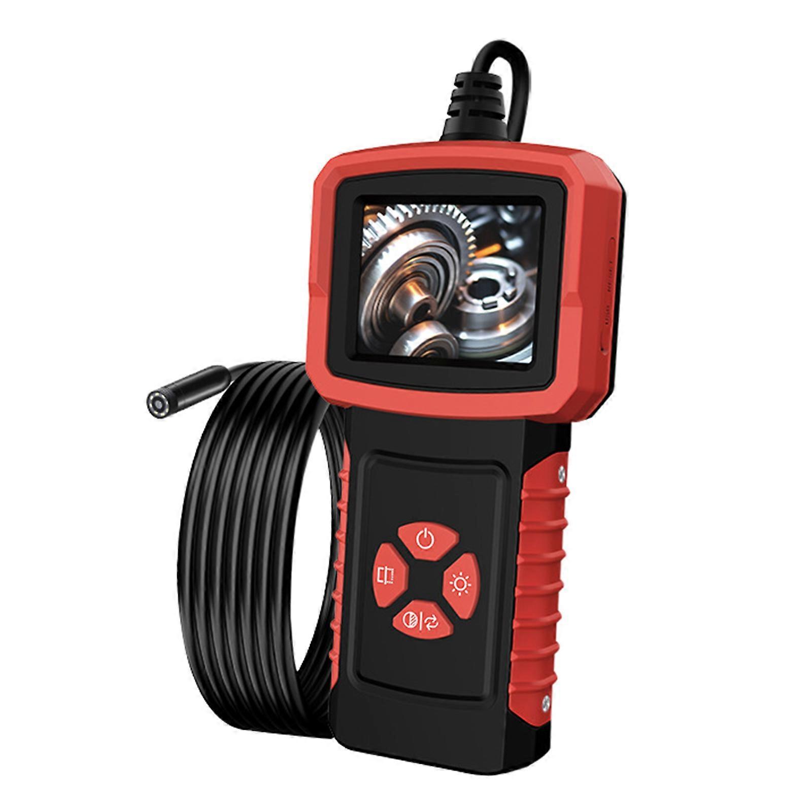 360 Degree Rotatable Automotive Inspection Camera Flexible Probe User Friendly Car Repair Tool For Mechanics & Engineers Multicolor