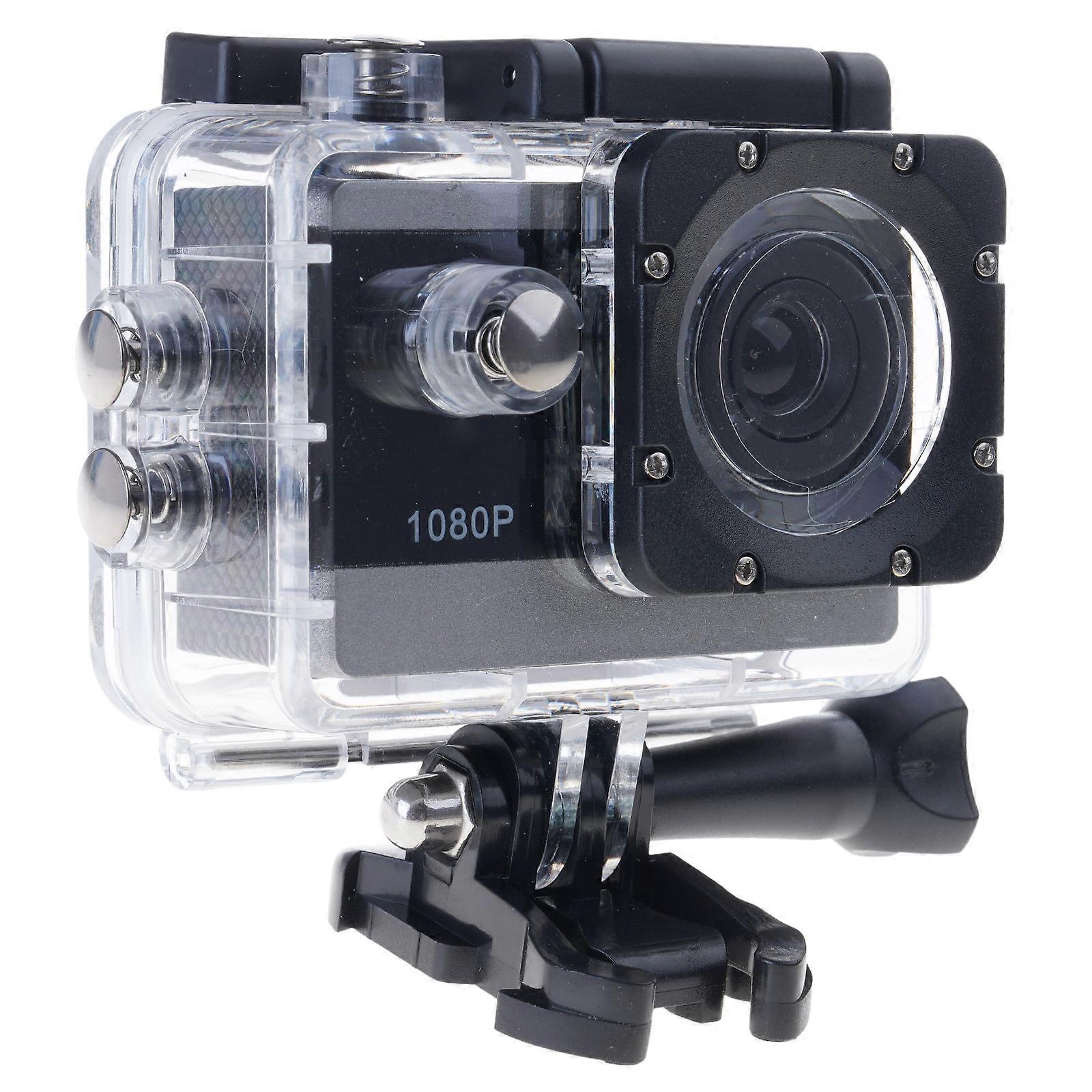 Underwater Action Camera For Water Sports Enthusiasts With 30M Waterproof Capability High Resolution 1080P Multicolor
