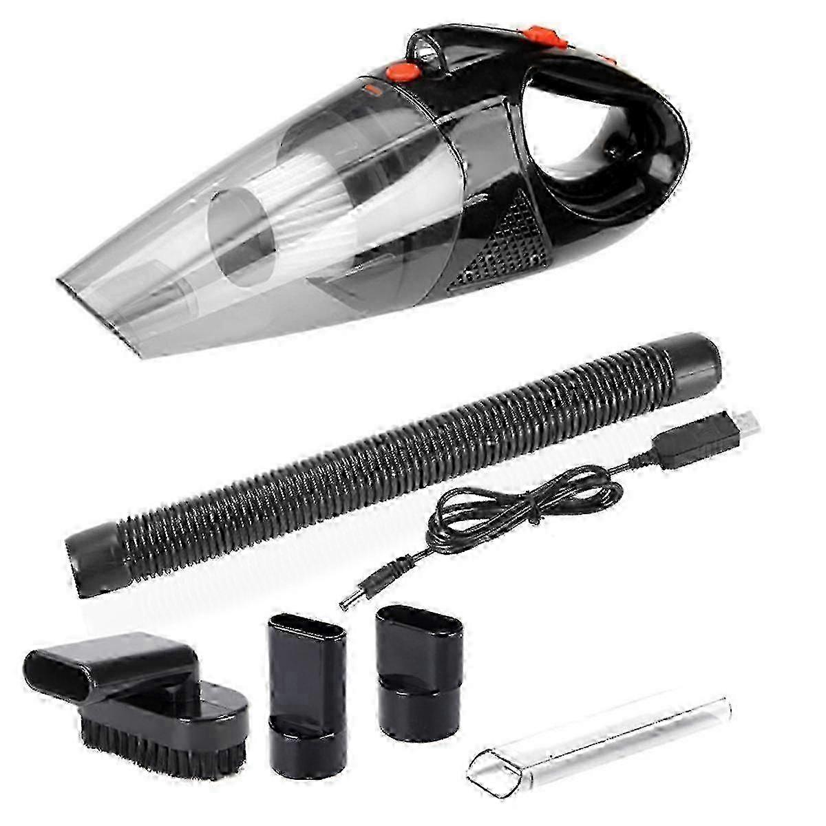 w Cordless Handheld Vacuum Cleaner with 12000PA Suction LED Lighting and Waterproof Design