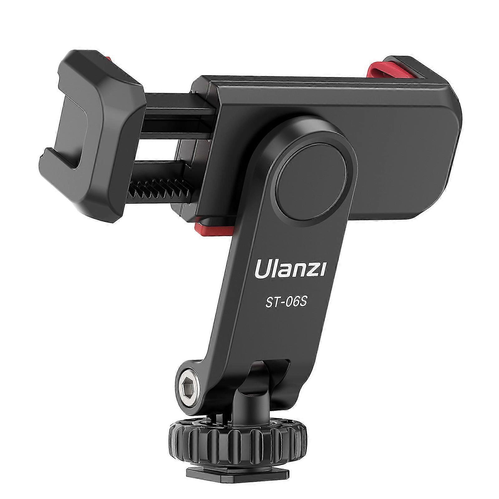 360 Degrees Rotatable Phone Mount Holder Tripod with Cold Shoe, Universal Smartphone Stand
