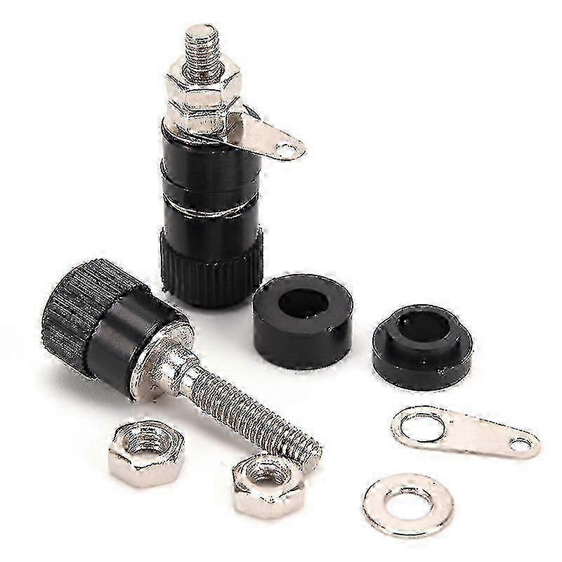 2025 10Pcs 4mm Binding Post Speaker Terminal Banana Plug Socket Jack Connectors - FFY
