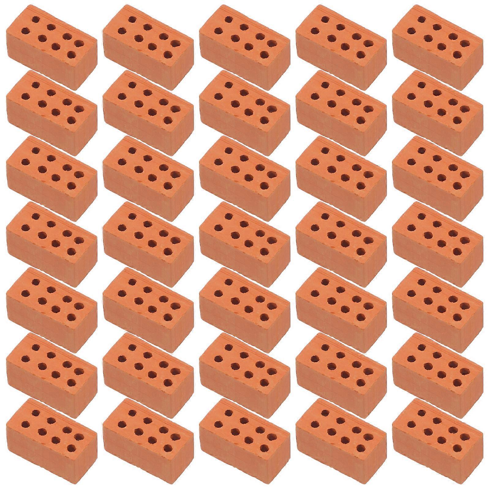 Dollhouse Mini Bricks Blocks for Creative Building Projects 50Pcs Set