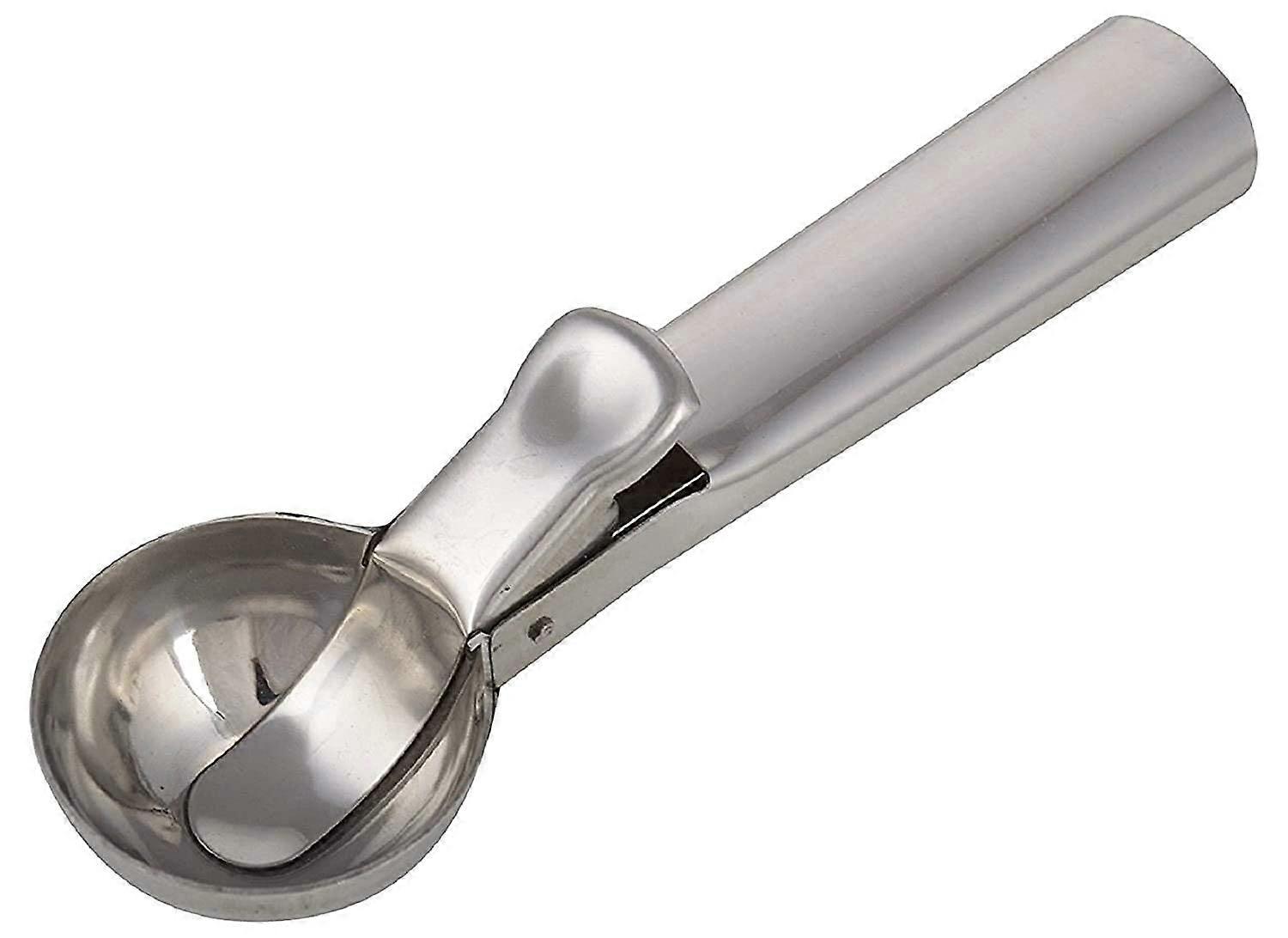 Ice Cream Scoop Stainless Steel with Easy Trigger Release and Ergonomic Grip for Multipurpose Use