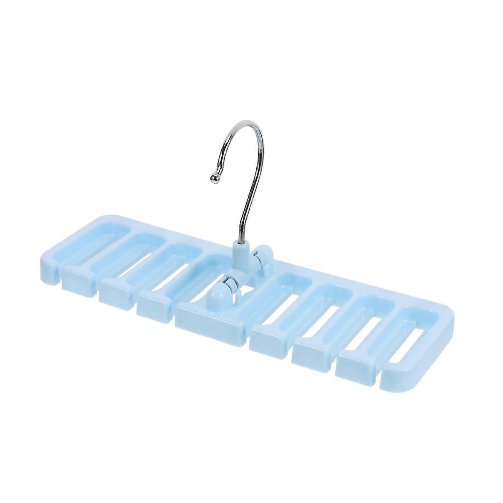 Belt and Tie Organizer Rack with Hooks for Wardrobe Closet Scarf Storage ABS Space Saver