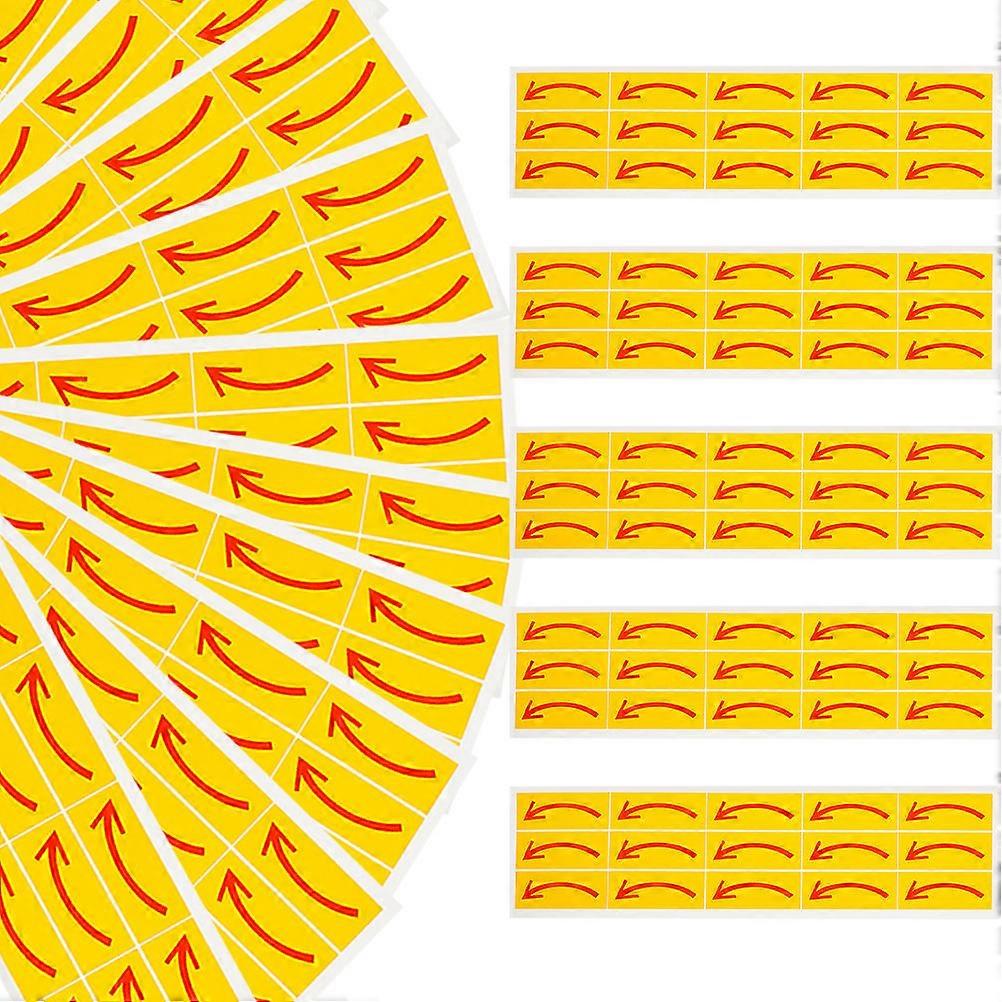 Directional Arrow Stickers Adhesive Arrow Decal for Indication 60Pcs