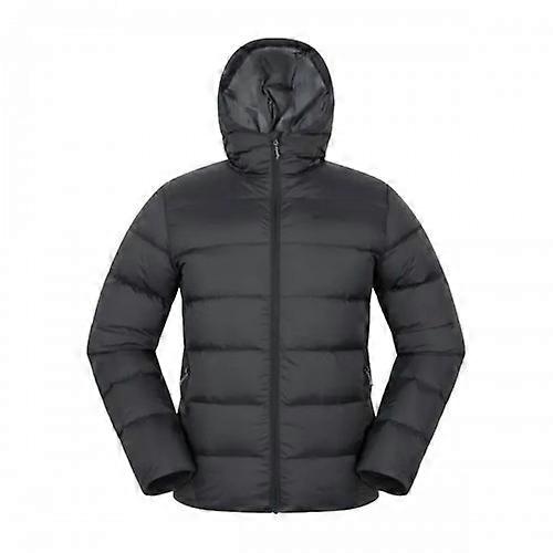 Mountain Warehouse Mens Stratus Down Packable Hooded Jacket