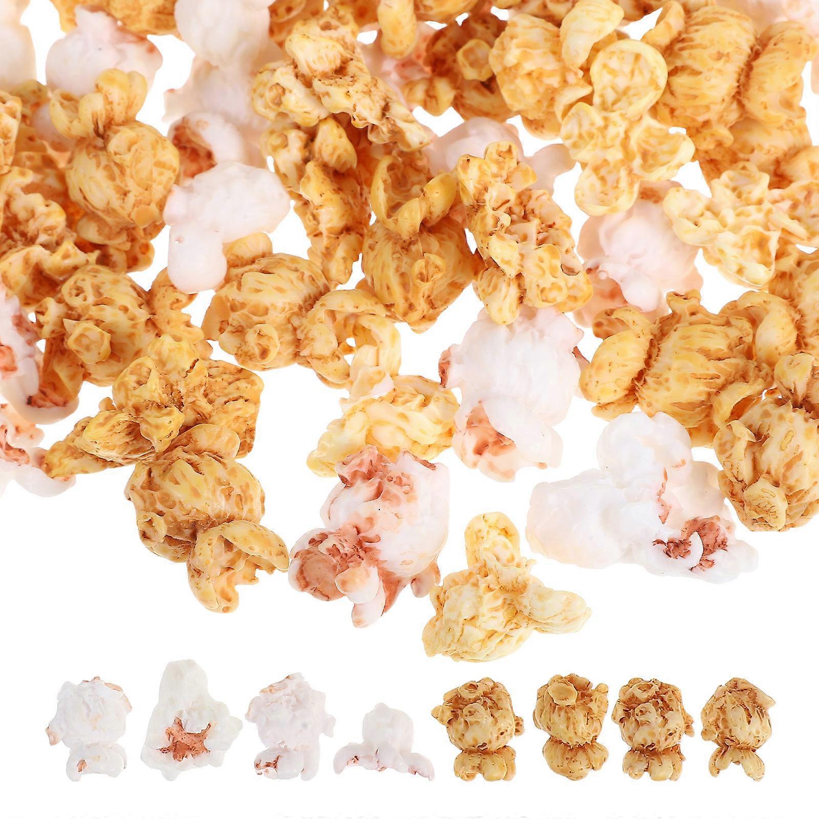 Creative Popcorn Decor Popcorn Model for Mini House Use 100Pcs