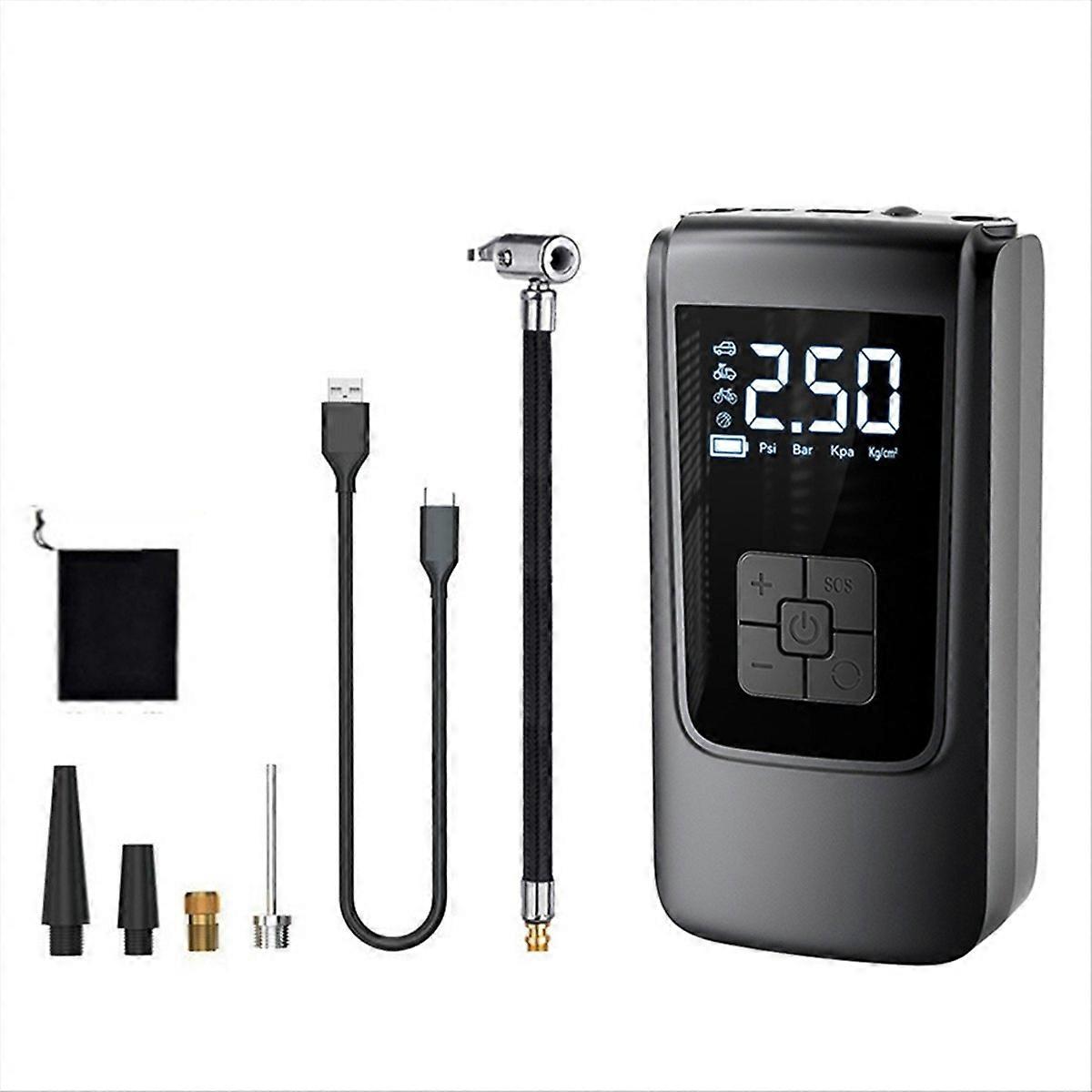 Compresor de aer portabil Anvelope Pompă de umflare Anvelope fără fir