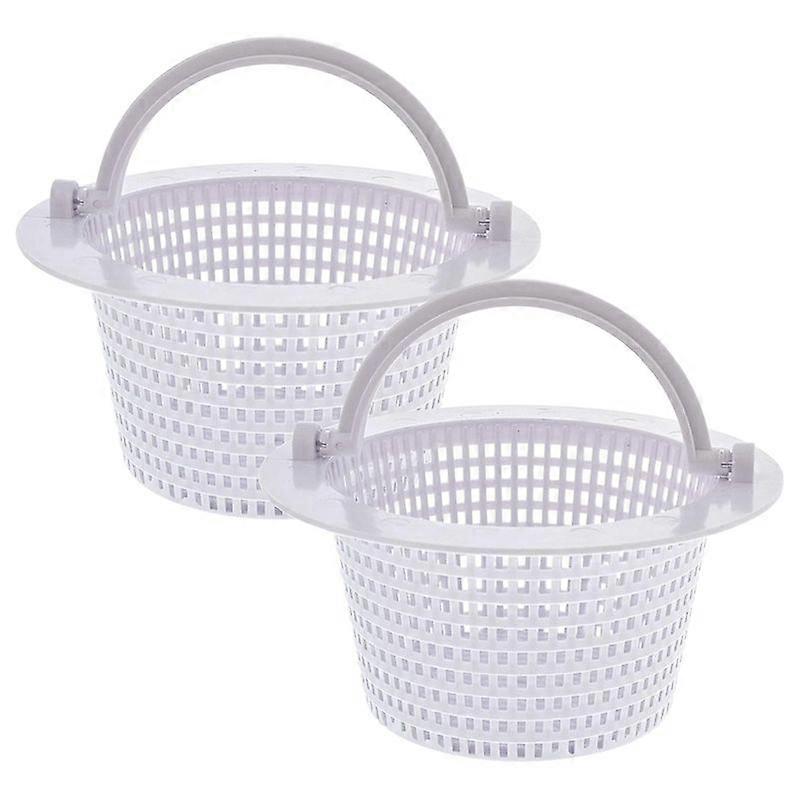 2 Pack - Above Ground Pool Thru-Wall Skimmer Baskets