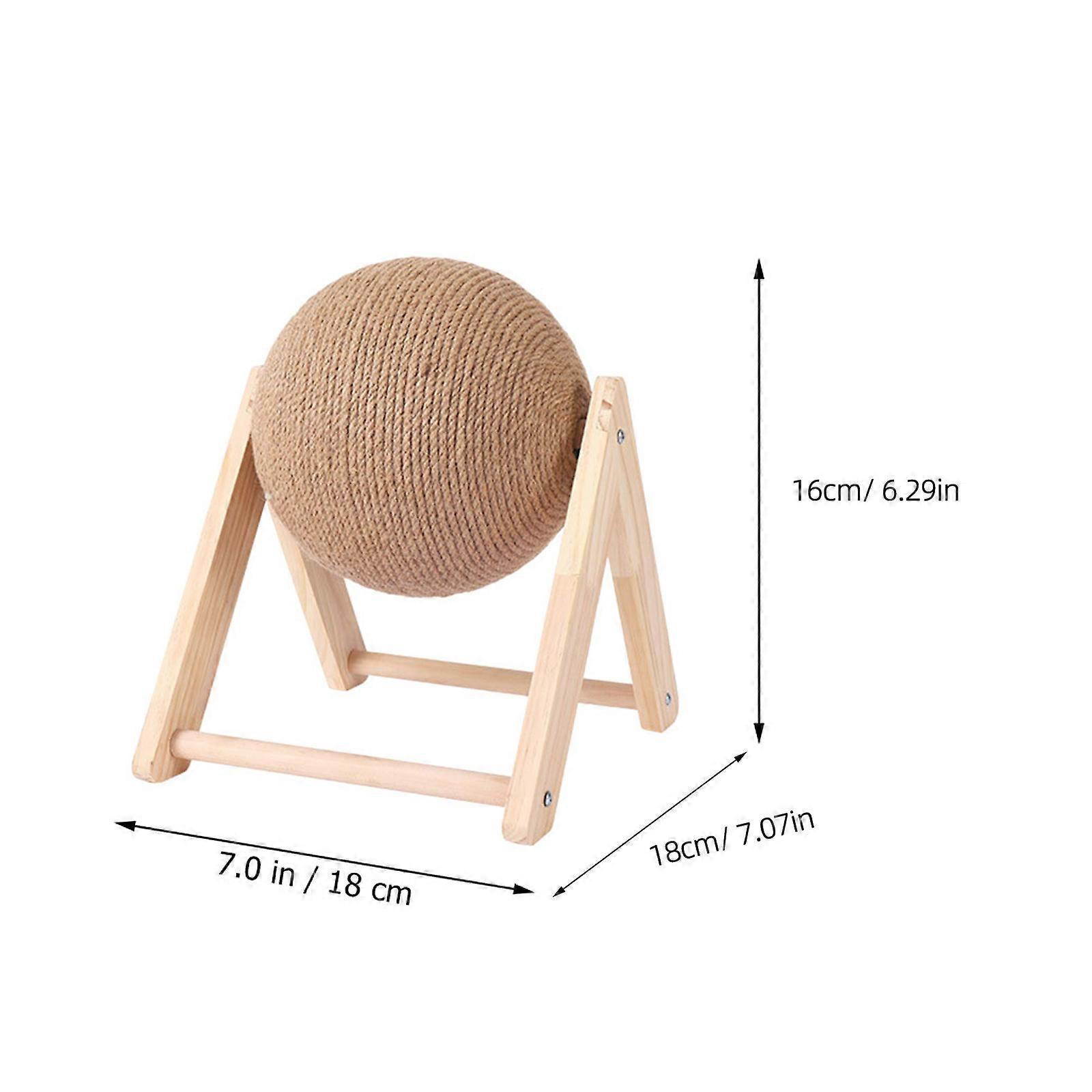 Cat Scratcher Toy Funny Cat Scratching Ball Toy Sisal Scratching Globe Toy Cat Plaything
