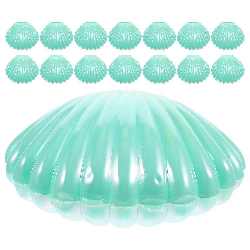 Sugar Candy Seashell Candy Box for Storage 15Pcs Green Wedding Container