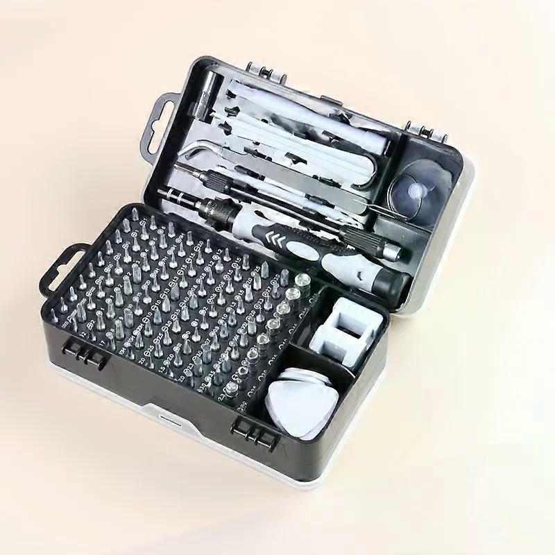 Multi Function 115 in One Screwdriver Set Multi Purpose Disassembly Complete Set of Tool Shaped Screwdriver Bit Home Repair Tool