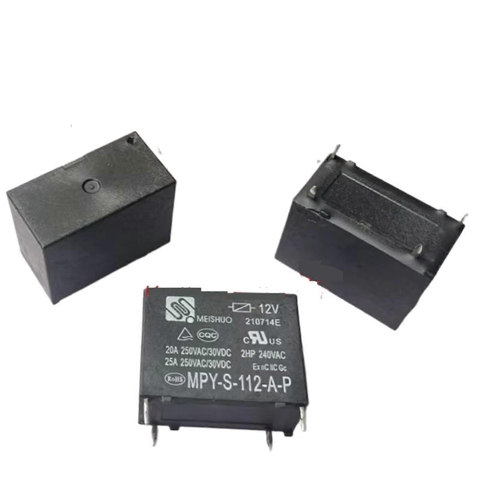 12V 25A 4 Pin Power Relay MPYS112AP for Air Conditioner and Water Heater Stable Control