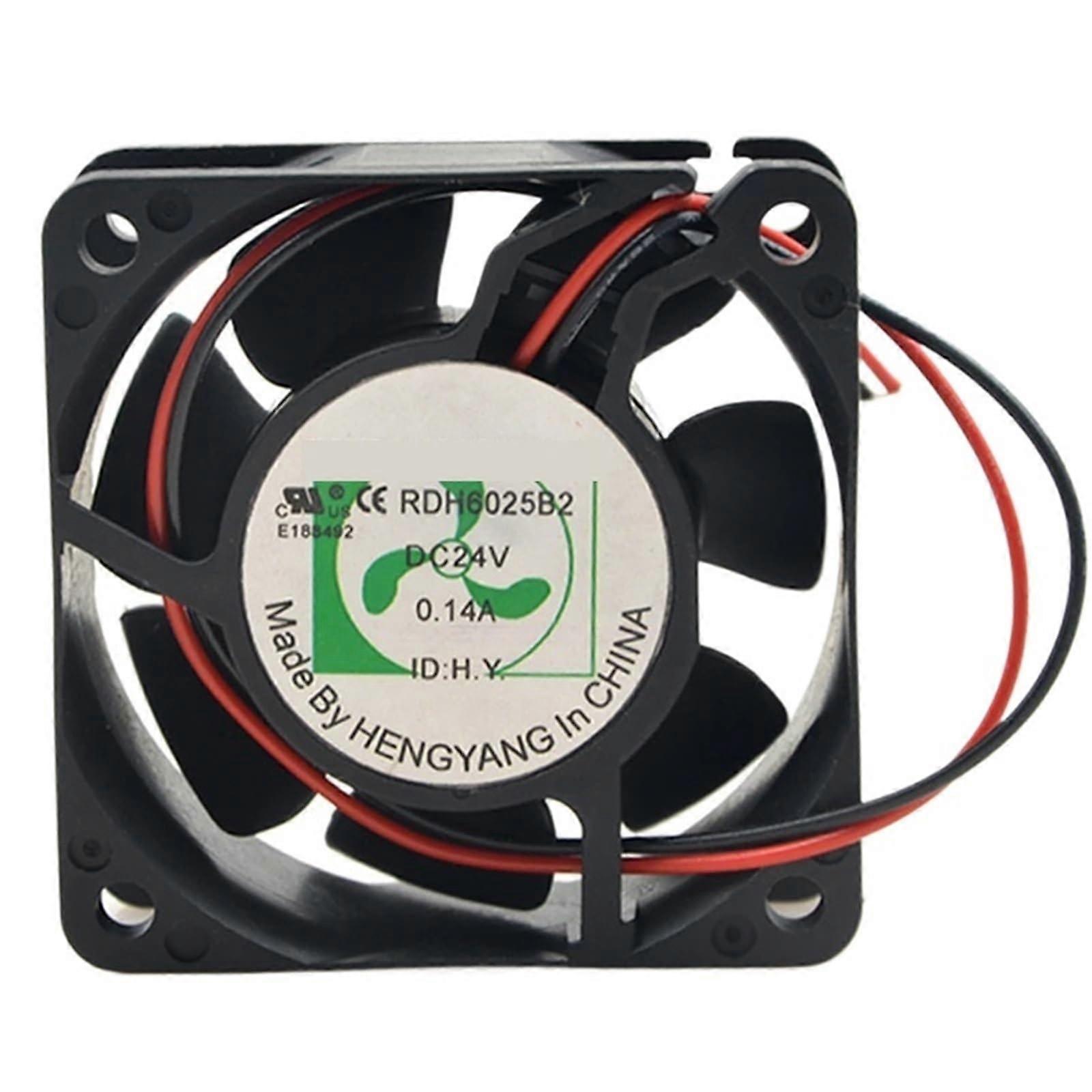 60mm Double Ball Bearing Cooling Fan 24V 0.14A 6025 for PC Case Efficient Temperature Control