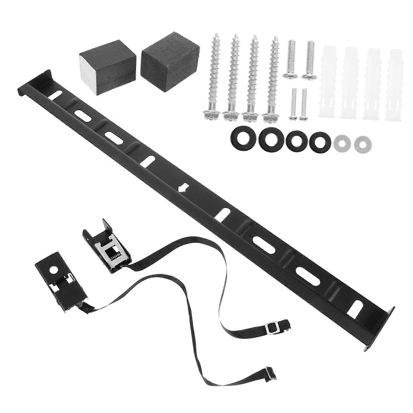 No Drill TV Wall Mount Bracket 3265 Inch LCD/LED TVs, Punch  Install, Adjustable LShape, Renter Friendly