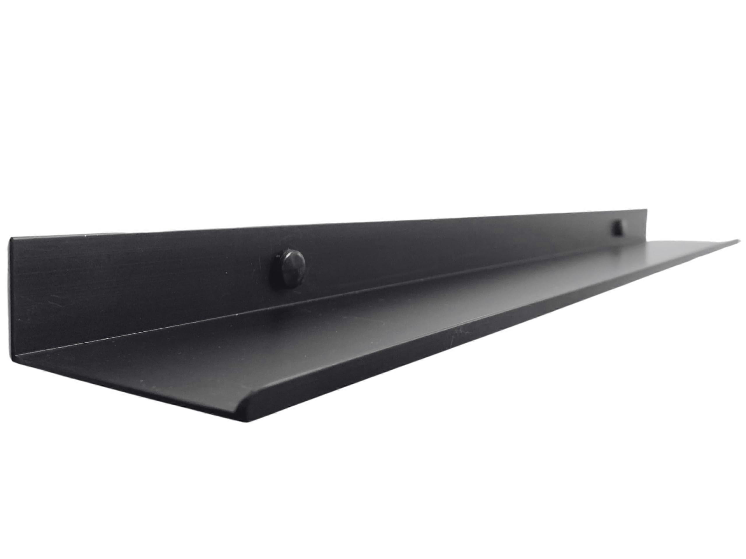 Wall Mount Aluminum Shelf 23.5in Durable Rust Resistant Storage for Kitchen Bathroom Garage