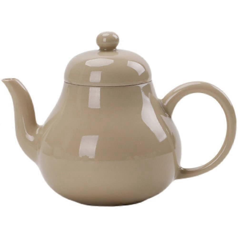 Japanese Handmade Ceramic Teapot 140ml  Retro Kung Fu Tea Set for Oolong and Puer