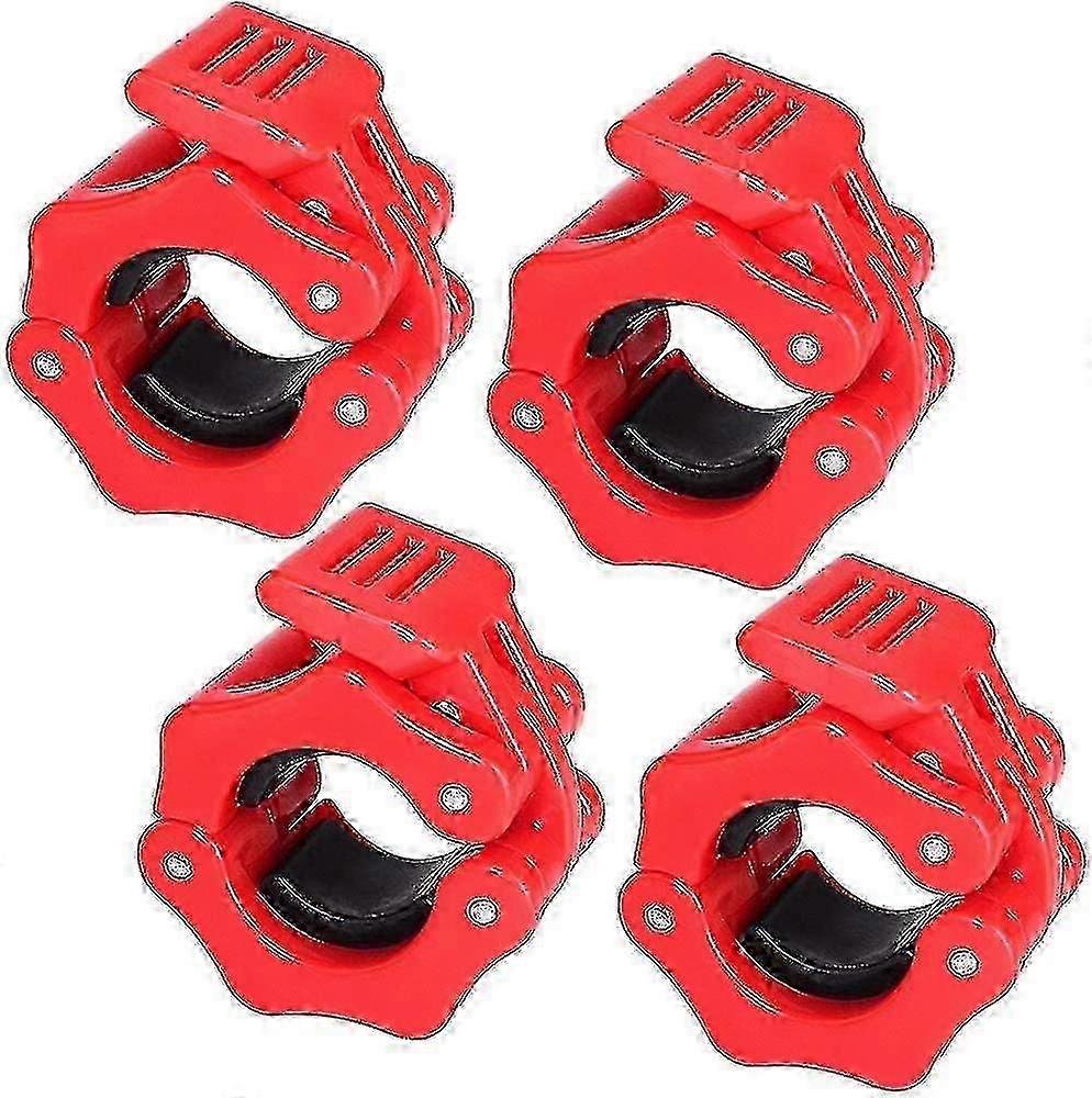 4pcs Dumbbell Clips - 25mm Barbell Locks for Strength Training, Quick Release Design