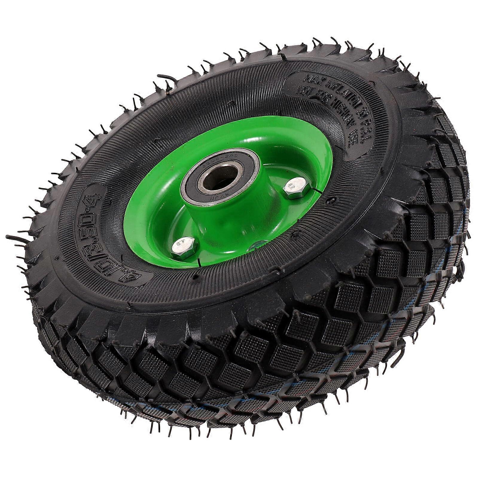 Garden Cart Wheel Replacement PunctureResistant Solid Tire for Lawn Mower and Hand Trolley