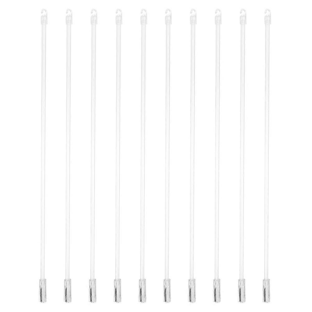 Plastic Blind Opener Wand for Home Use Transparent 10Pcs