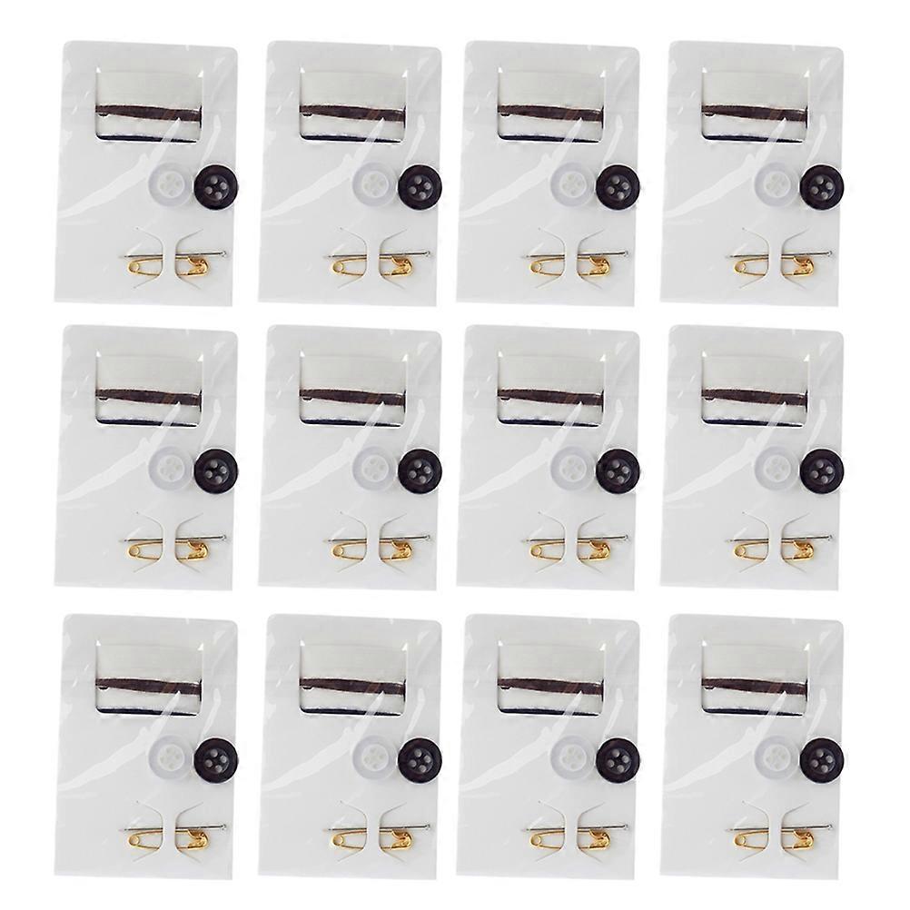 Sewing Thread Set for Sewing Work Mini Kit with 15Pcs Practical Tools