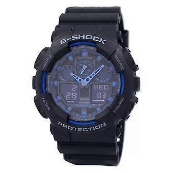Casio G-Shock Verdenstid Alarm GA-100-1A2 GA-100 Herreklokke