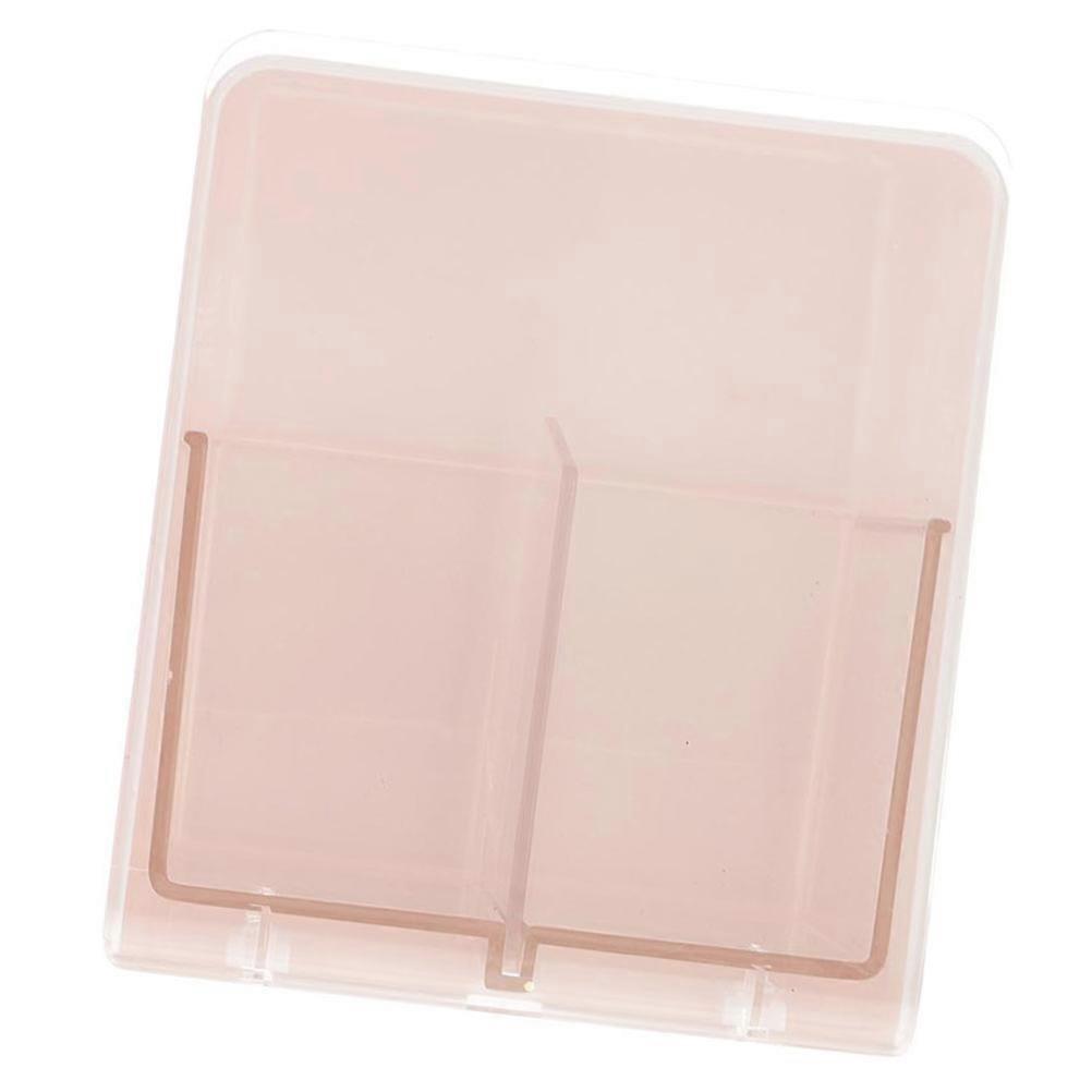 Cosmetics Box Cosmetic Balls Holder for Holding Use Double-Compartments Box