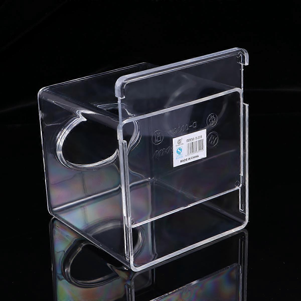 Acrylic Tissue Holder Transparent Square Tissue Storage Box for Storage