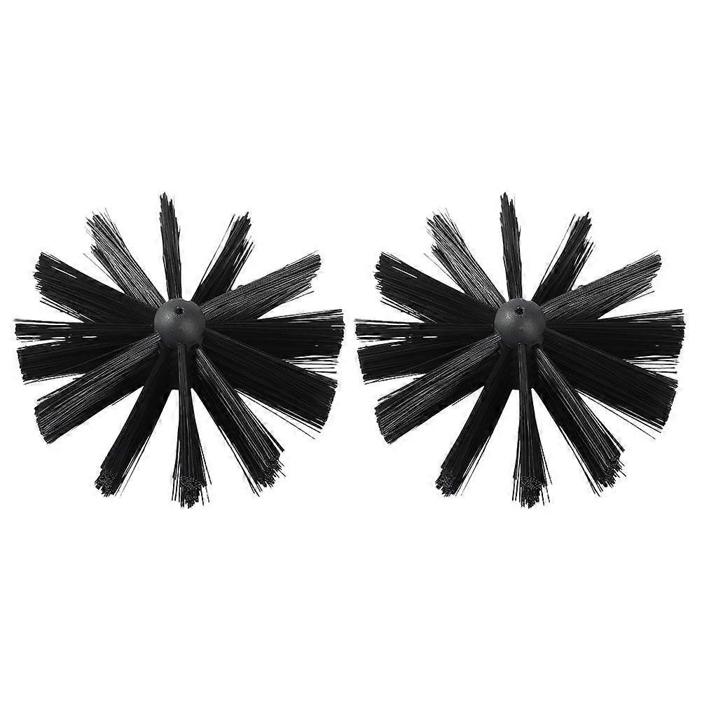 2pcs Chimney Cleaning Brushes Chimney Duct Cleaner Brush Fireplace Vent Lint Sweeping Tools