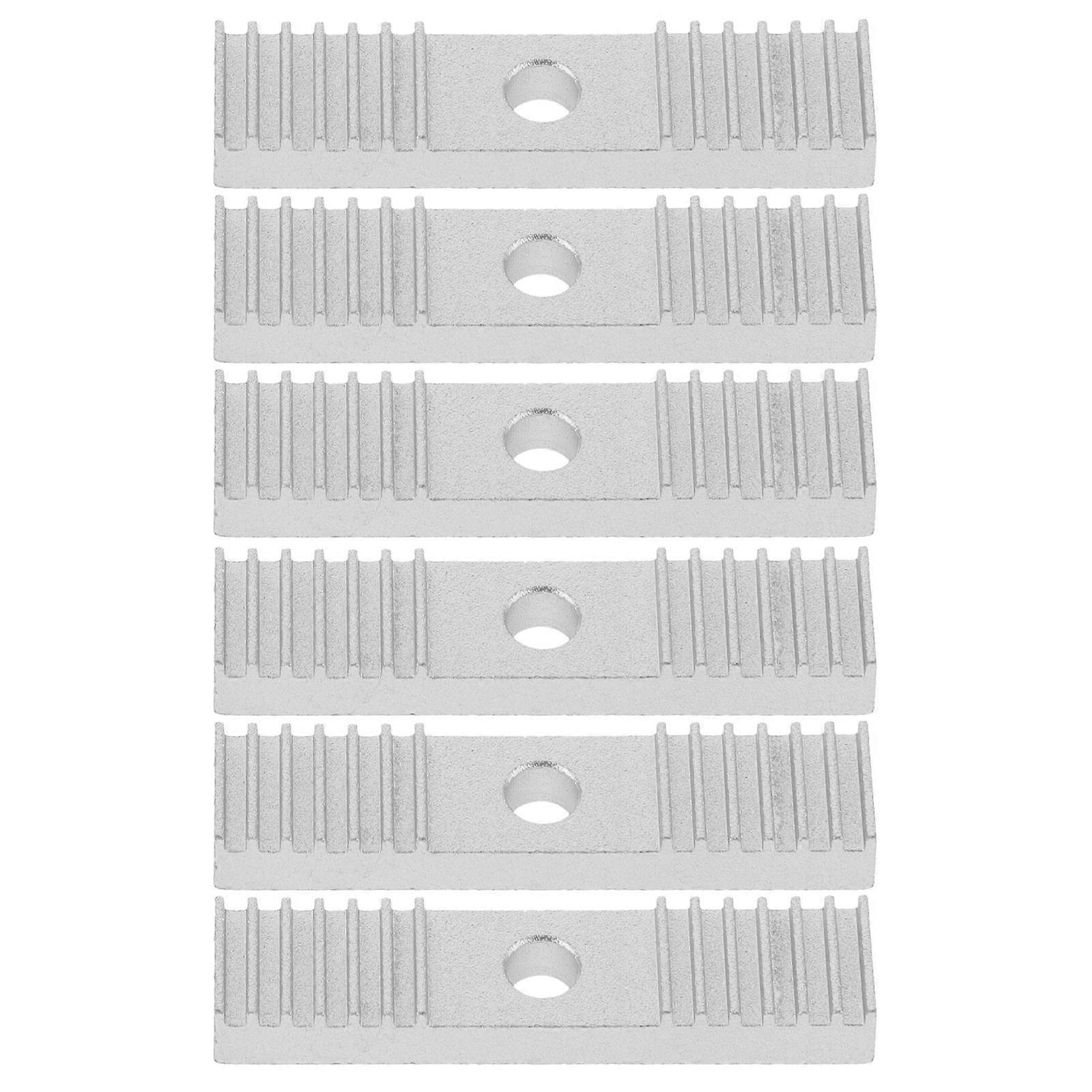 6pcs Timing Belt Fixing Pieces 3D Printer Timing Belt Block 3D Printer Accessories