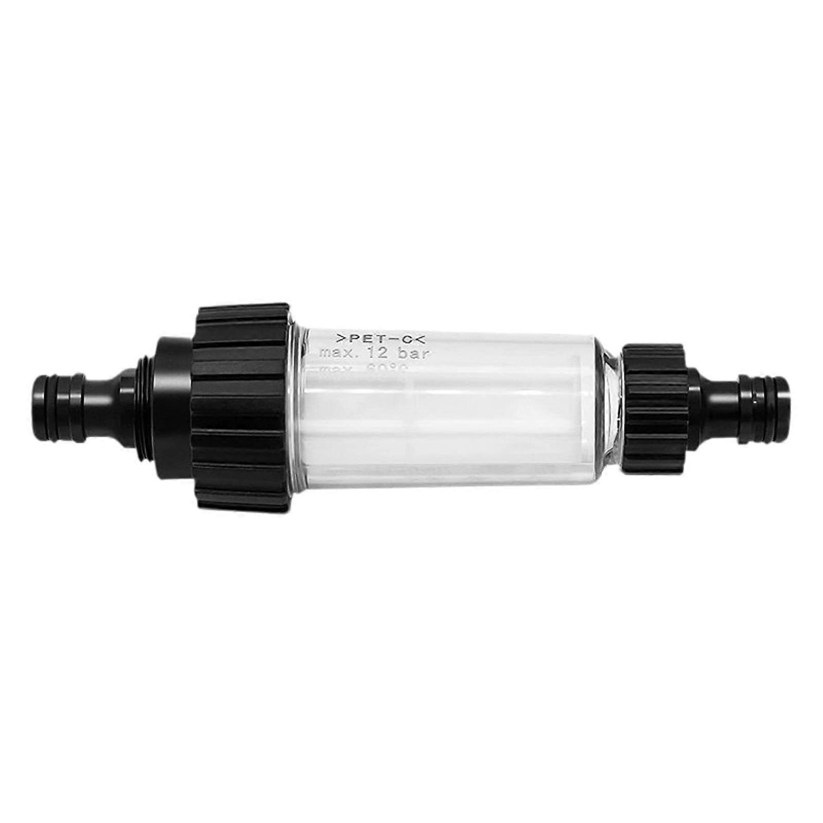 Pressure Washer Filter with Easy Installation,  Pressure Resistant, Reusable Transparent Design