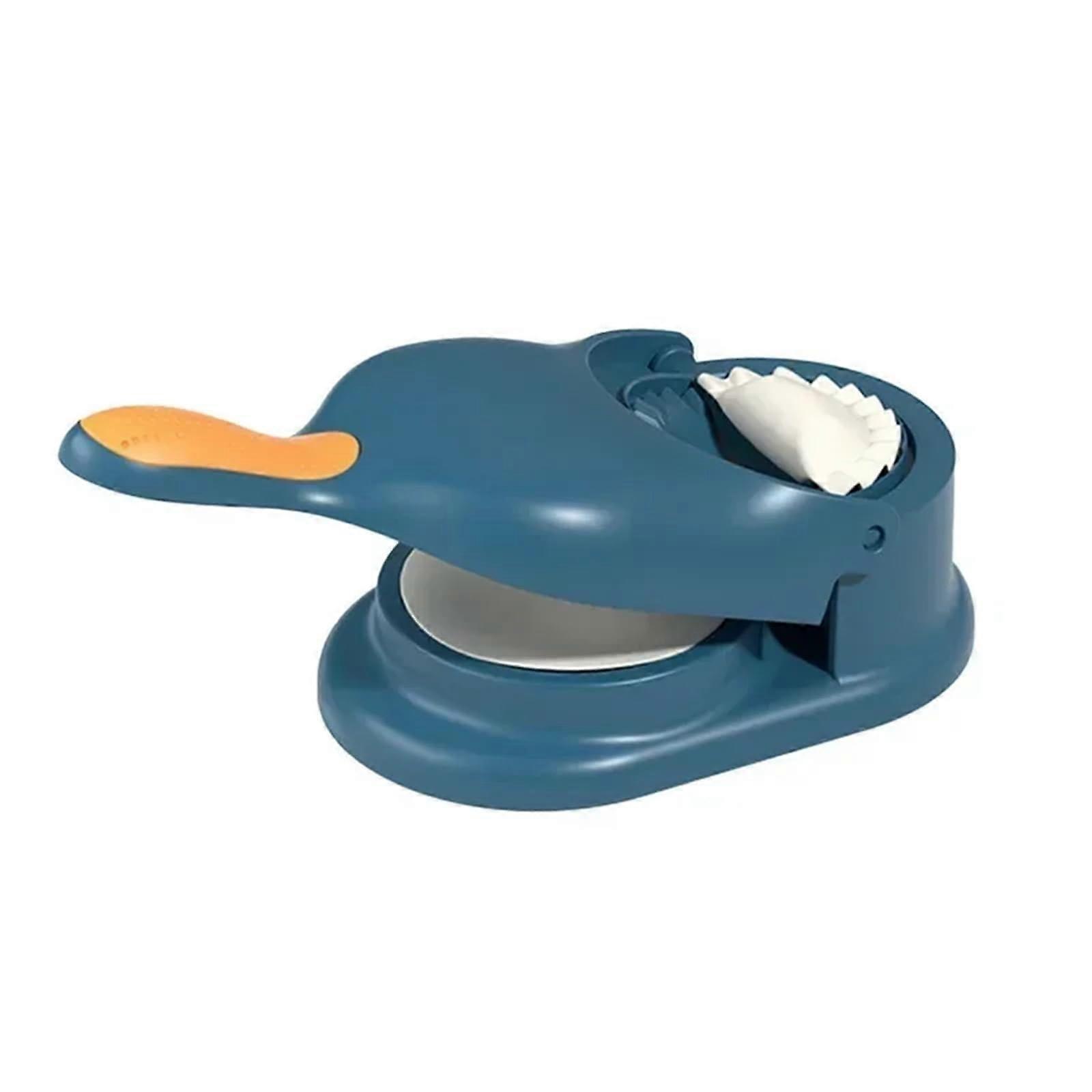 2 in 1 Dumpling Maker Press and Noodle Mould Kitchen Manual Tool Blue
