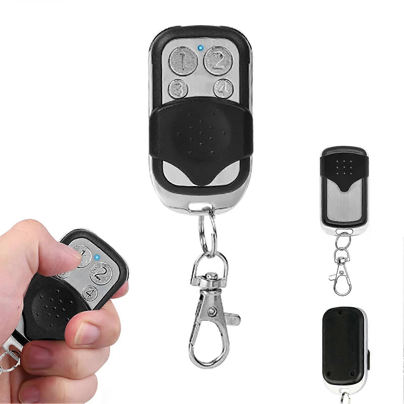 433MHz Garage Door Remote Duplicator with Easy Code Copy, Universal Gate and Garage Control Key Fob