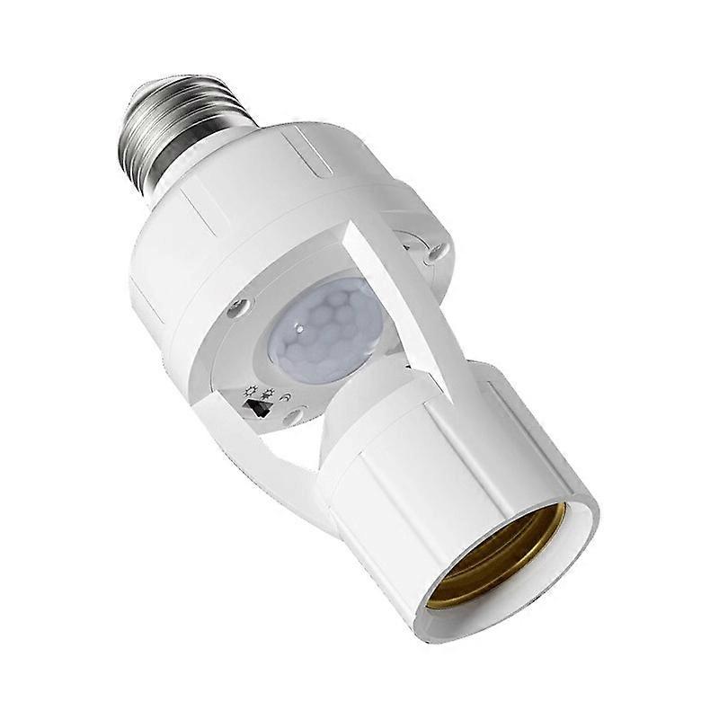 E27 Screw Surface-mounted Infrared Human Body Sensor Switch Lamp Holder Corridor Auto On/Off Motion Light Socket