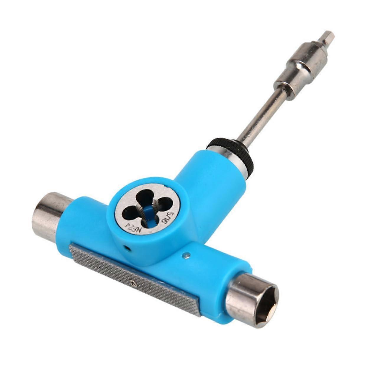 Multifunction Skateboard TTool with Ratchet for Assembly and , Compact Pocket Size