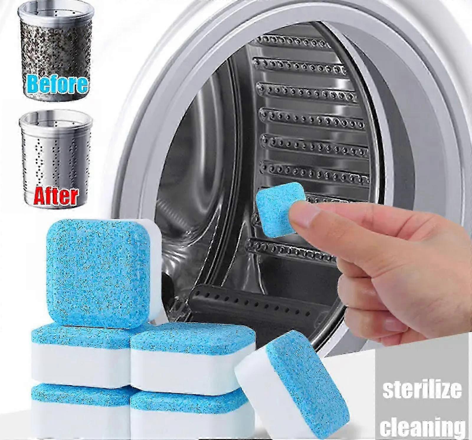 Effervescent Tablets for Deep Cleaning Washing Machines - 12 Pack