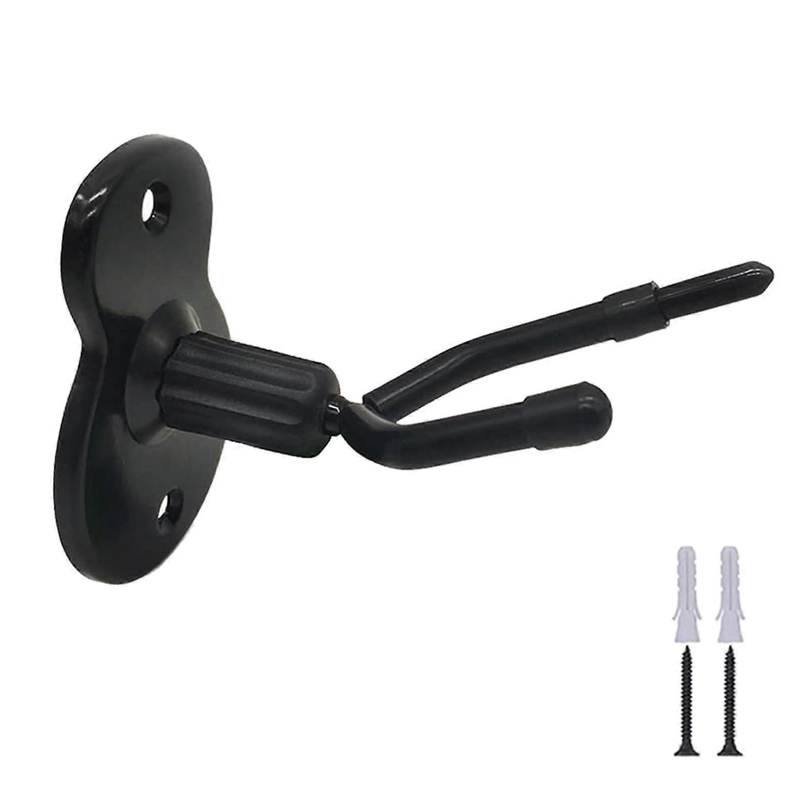 Violin Wall Mount Hanger with Bow Hook for Viola, RubberCoated Secure Holder for Home and Studio