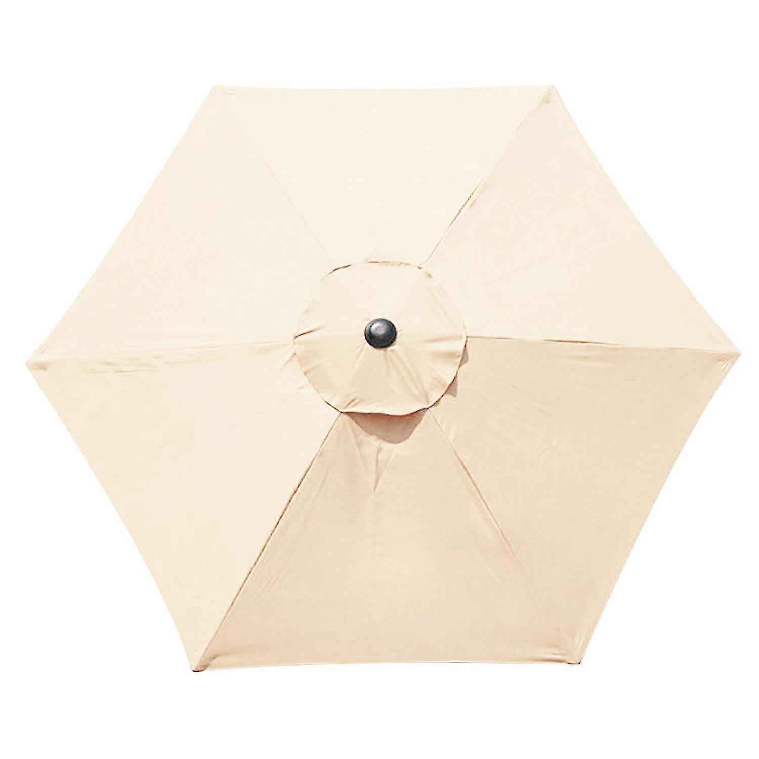 Replacement 6 Rib Parasols Canopy Without Bracket for Beach Pool Market Table