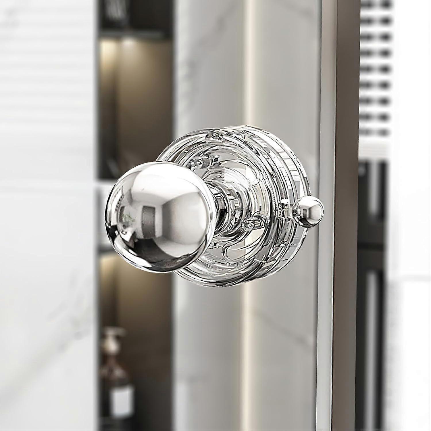Adhesive suction cup door handles