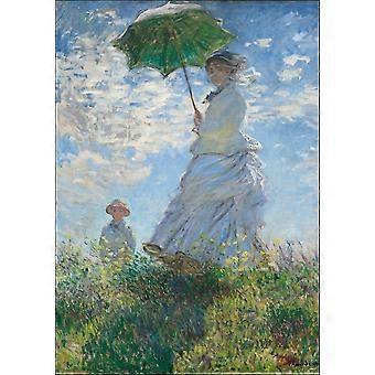 Claude Monet Kobieta z parasolką Układanka Łamigłówka H2972